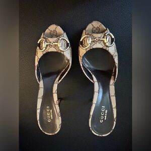 Gucci Slides/Heels Euro 35.5 x US 5.5